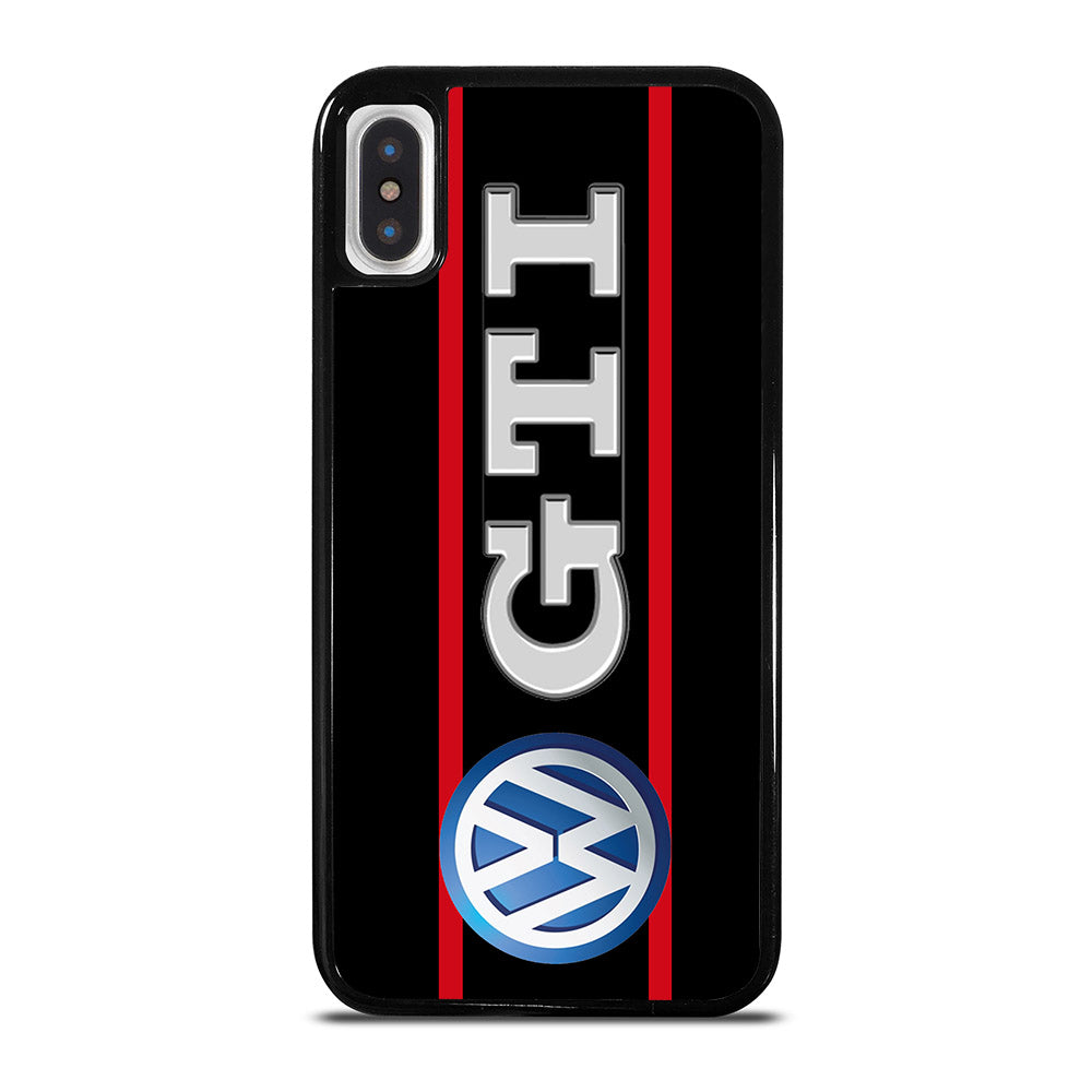 VW VOLKSWAGEN GTI STRIPE LOGO iPhone X / XS Case Cover