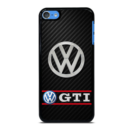 VW VOLKSWAGEN GTI CARBON LOGO iPod Touch 7 Case Cover