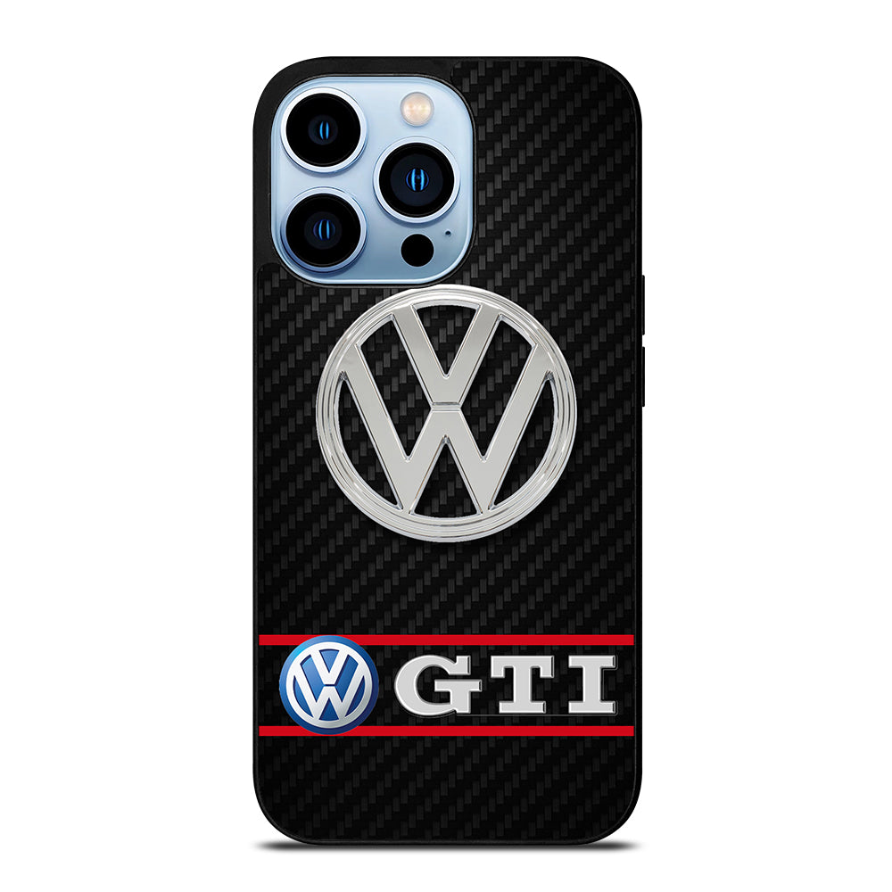 VW VOLKSWAGEN GTI CARBON LOGO iPhone 13 Pro Max Case Cover