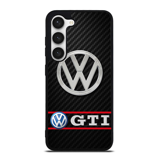 VW VOLKSWAGEN GTI CARBON LOGO Samsung Galaxy S23 Case Cover