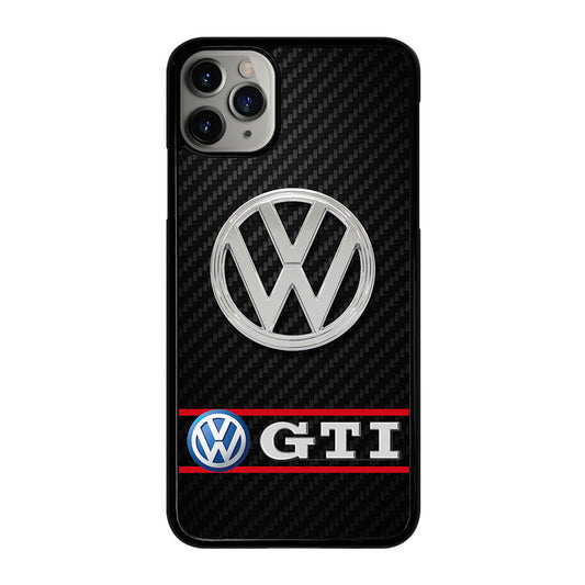 VW VOLKSWAGEN GTI CARBON LOGO iPhone 11 Pro Max Case Cover