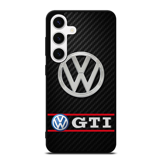 VW VOLKSWAGEN GTI CARBON LOGO Samsung Galaxy S24 Case Cover