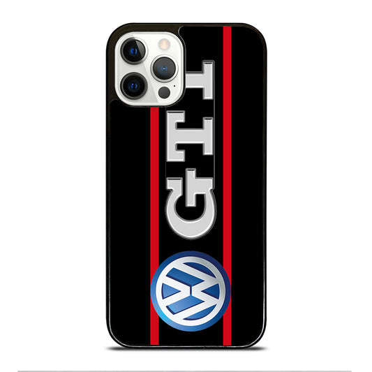 VW VOLKSWAGEN GTI STRIPE LOGO iPhone 12 Pro Case Cover