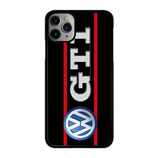 VW VOLKSWAGEN GTI STRIPE LOGO iPhone 11 Pro Max Case Cover