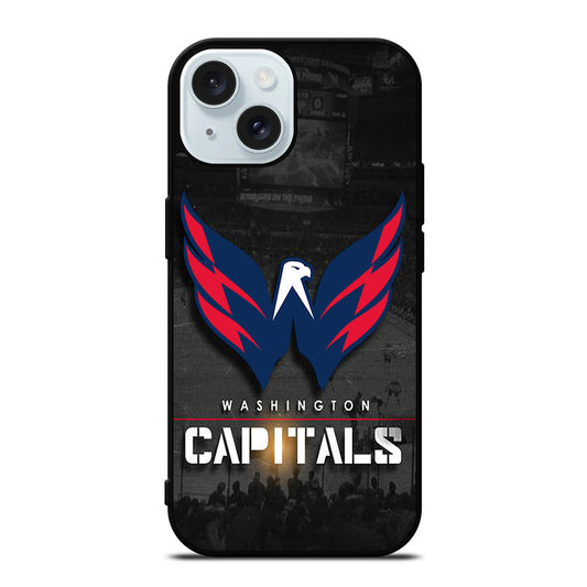 WASHINGTON CAPITALS HOCKEY LOGO 3 iPhone 15 Case Cover