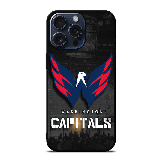 WASHINGTON CAPITALS HOCKEY LOGO 3 iPhone 15 Pro Max Case Cover