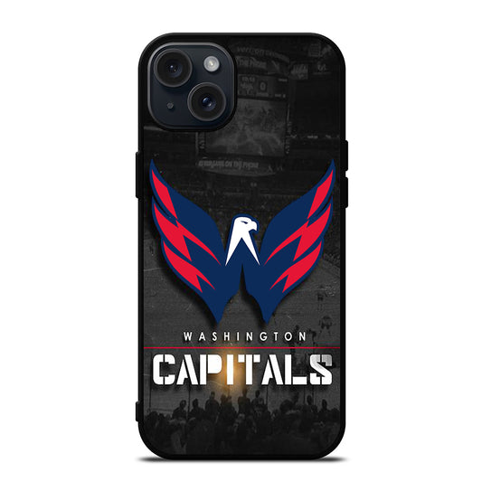 WASHINGTON CAPITALS HOCKEY LOGO 3 iPhone 15 Plus Case Cover