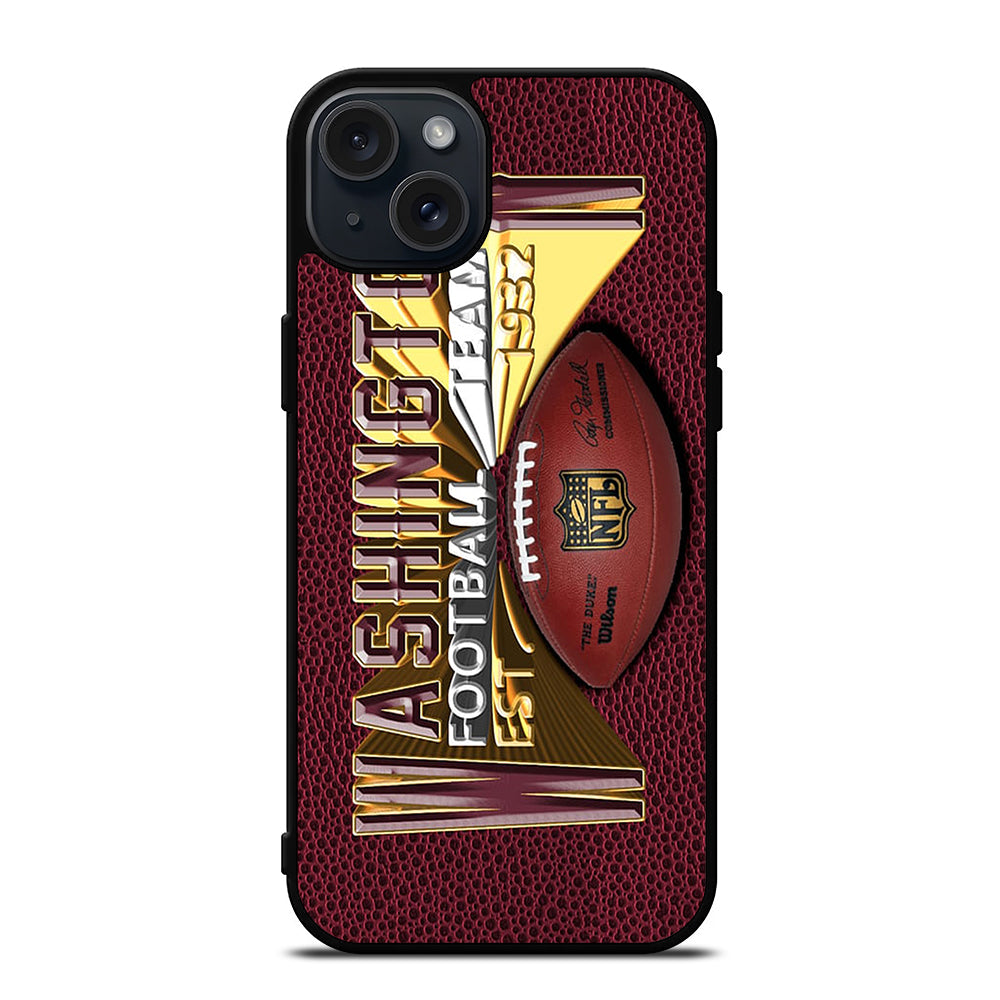 WASHINGTON FOOTBALL NFL LOGO iPhone 15 Plus Case Cover