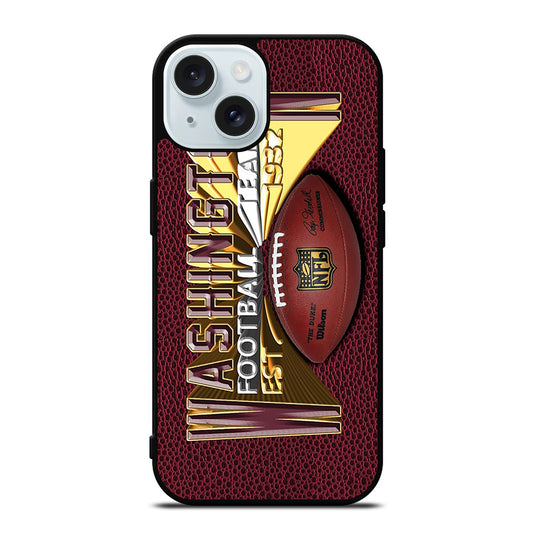 WASHINGTON FOOTBALL NFL LOGO iPhone 15 Case Cover