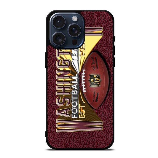 WASHINGTON FOOTBALL NFL LOGO iPhone 15 Pro Max Case Cover