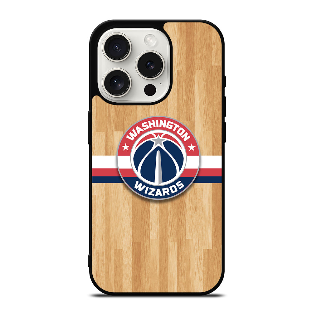 WASHINGTON WIZARDS WOODEN LOGO iPhone 15 Pro Case Cover
