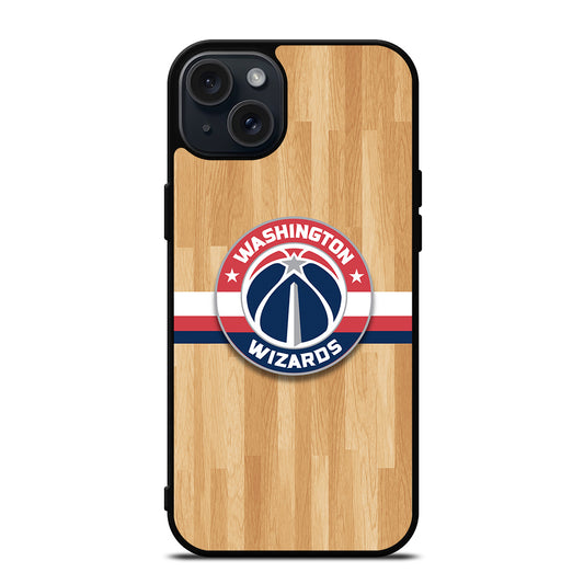 WASHINGTON WIZARDS WOODEN LOGO iPhone 15 Plus Case Cover