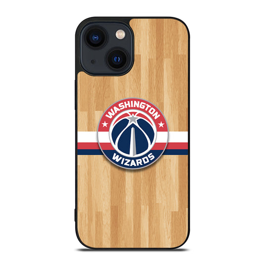 WASHINGTON WIZARDS WOODEN LOGO iPhone 14 Plus Case Cover