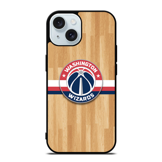 WASHINGTON WIZARDS WOODEN LOGO iPhone 15 Case Cover