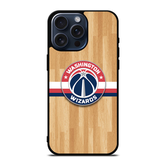WASHINGTON WIZARDS WOODEN LOGO iPhone 15 Pro Max Case Cover