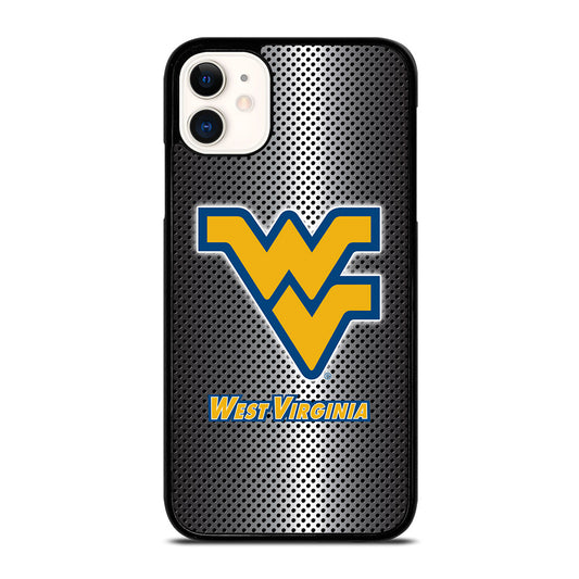 WEST VIRGINIA MOUNTAINEERS METAL LOGO iPhone 11 Case Cover