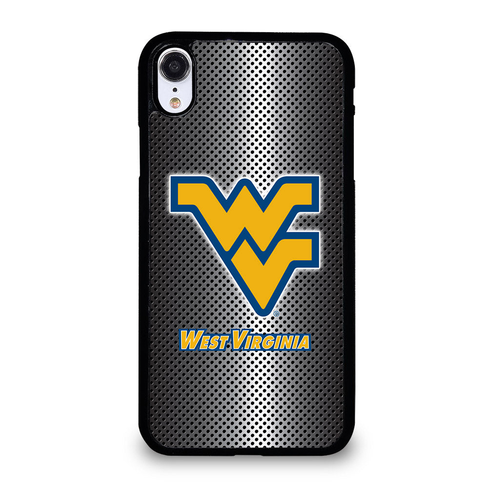 WEST VIRGINIA MOUNTAINEERS METAL LOGO iPhone XR Case Cover