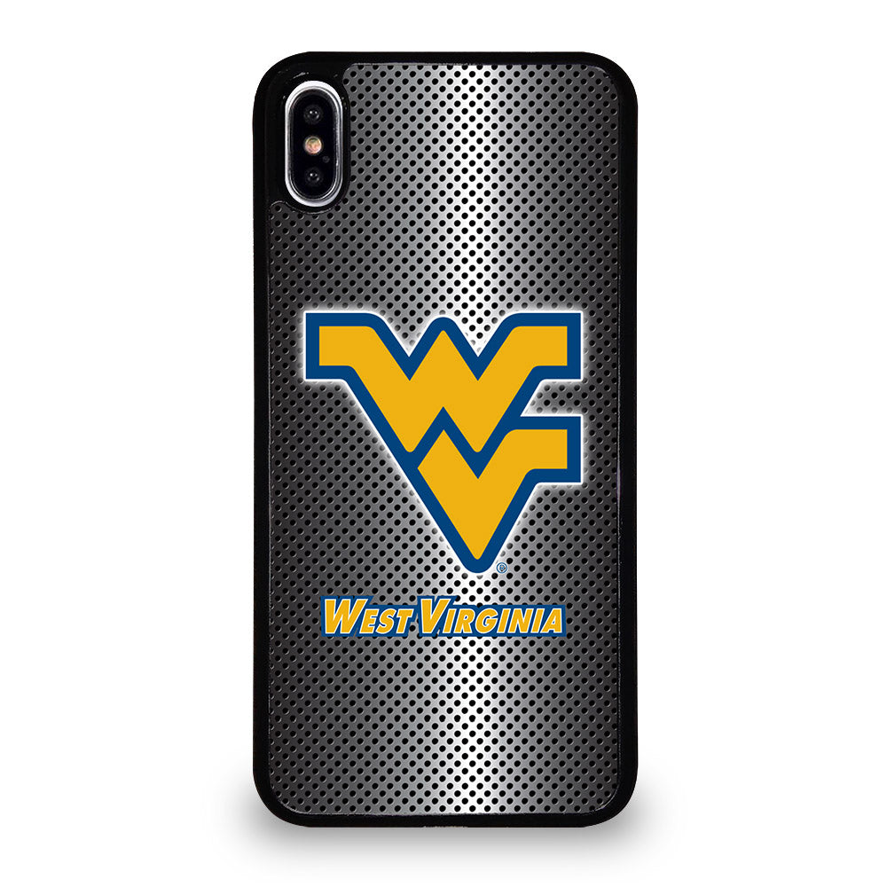 WEST VIRGINIA MOUNTAINEERS METAL LOGO iPhone XS Max Case Cover