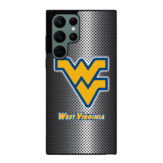 WEST VIRGINIA MOUNTAINEERS METAL LOGO Samsung Galaxy S22 Ultra Case Cover