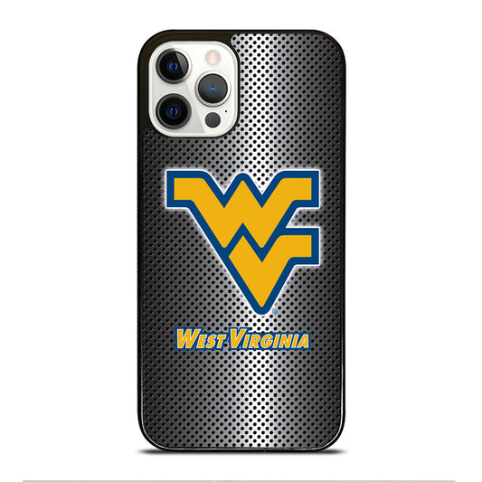 WEST VIRGINIA MOUNTAINEERS METAL LOGO iPhone 12 Pro Case Cover
