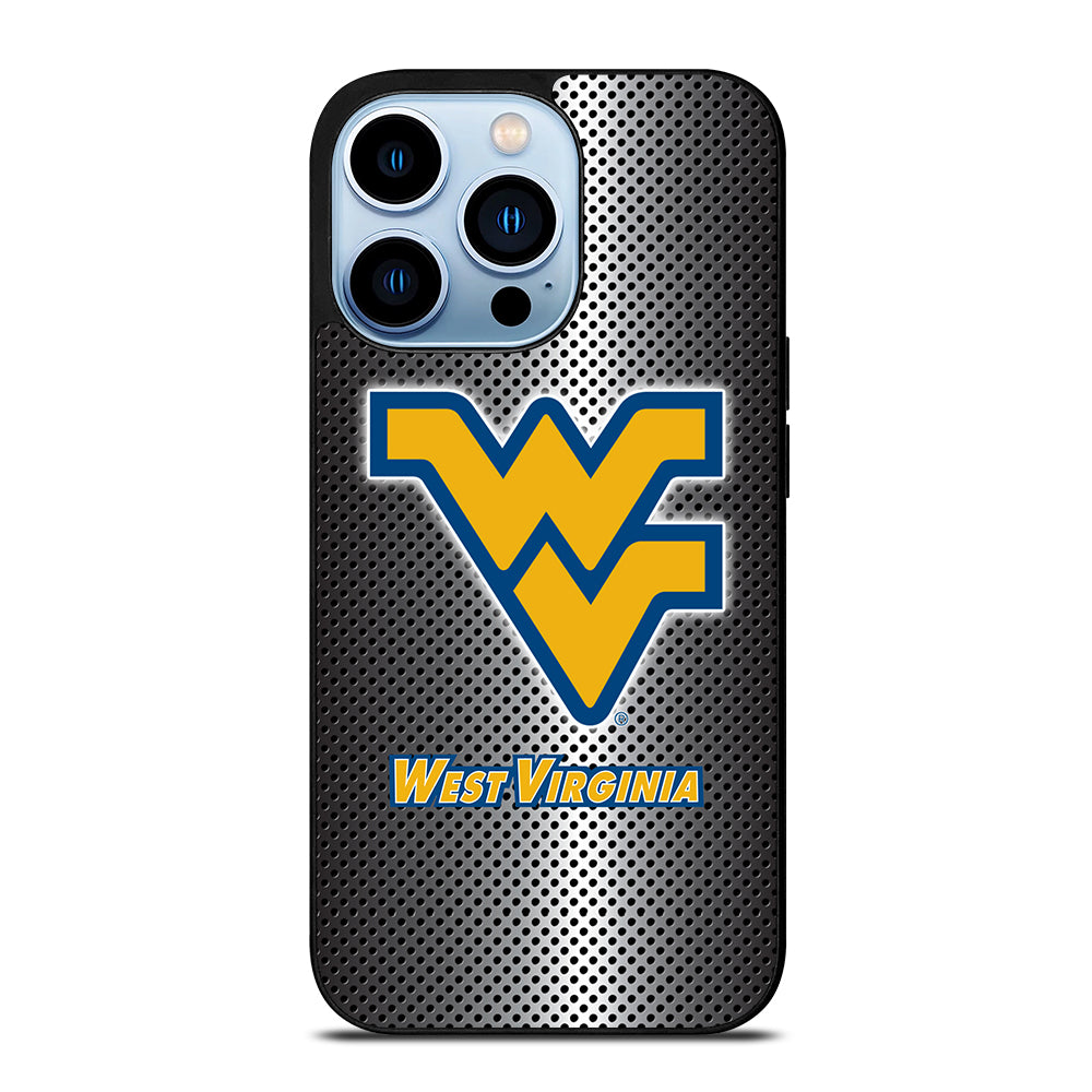 WEST VIRGINIA MOUNTAINEERS METAL LOGO iPhone 13 Pro Max Case Cover