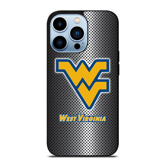 WEST VIRGINIA MOUNTAINEERS METAL LOGO iPhone 13 Pro Max Case Cover