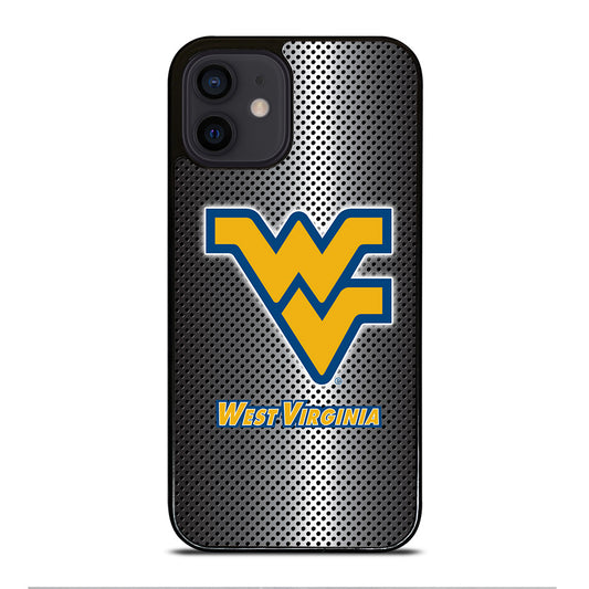 WEST VIRGINIA MOUNTAINEERS METAL LOGO iPhone 12 Mini Case Cover