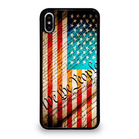 WE THE PEOPLE AMERICAN FLAG iPhone XS Max Case Cover