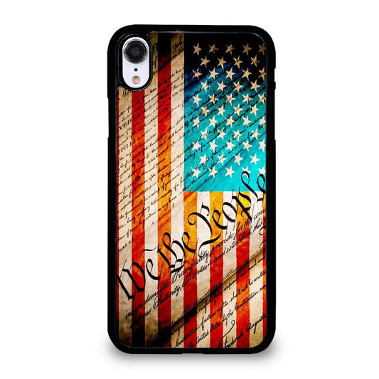 WE THE PEOPLE AMERICAN FLAG iPhone XR Case Cover