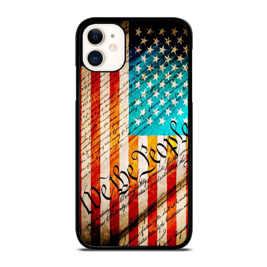 WE THE PEOPLE AMERICAN FLAG iPhone 11 Case Cover