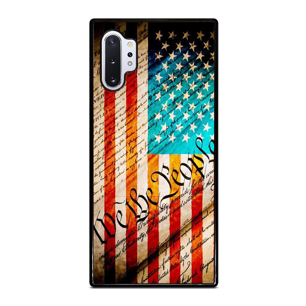 WE THE PEOPLE AMERICAN FLAG Samsung Galaxy Note 10 Plus Case Cover