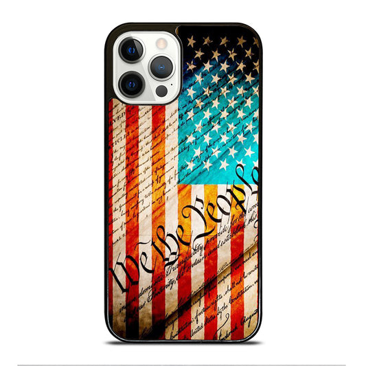 WE THE PEOPLE AMERICAN FLAG iPhone 12 Pro Case Cover