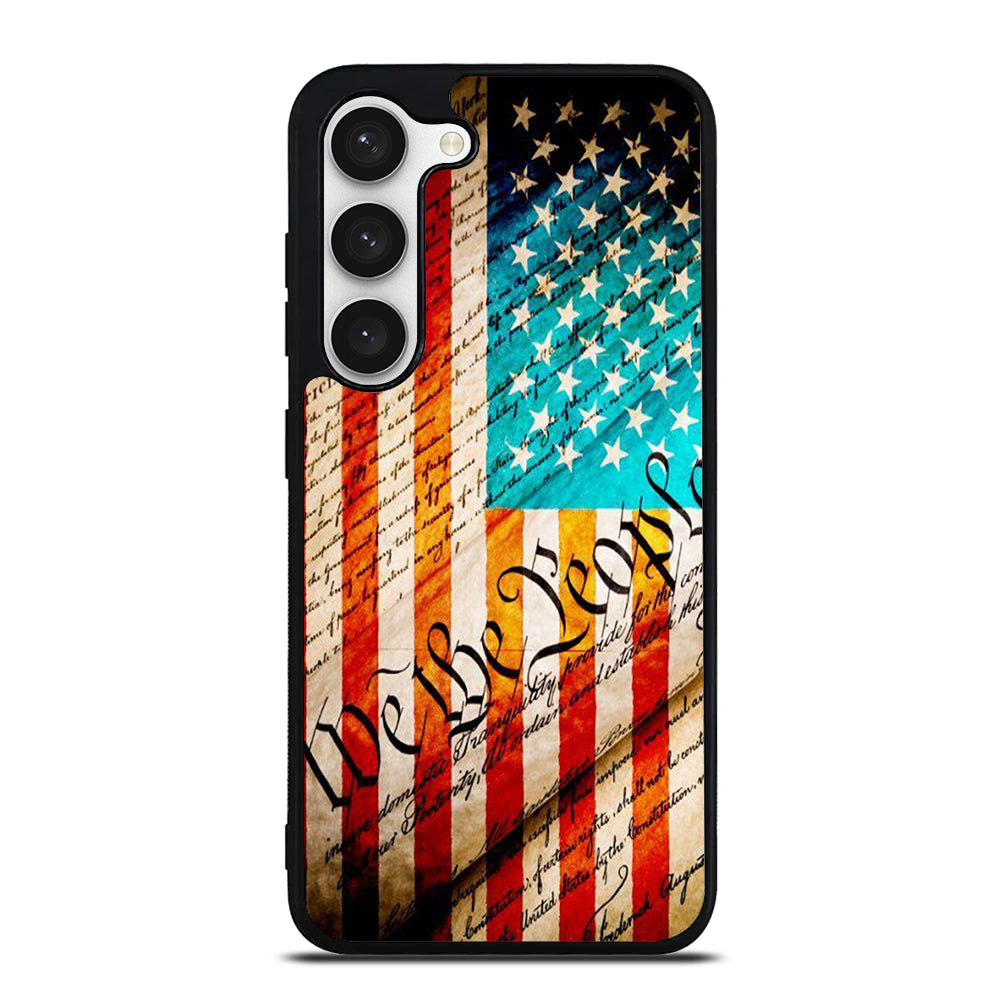 WE THE PEOPLE AMERICAN FLAG Samsung Galaxy S23 Case Cover