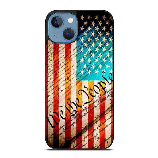 WE THE PEOPLE AMERICAN FLAG iPhone 13 Case Cover