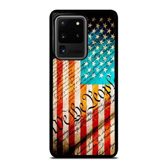 WE THE PEOPLE AMERICAN FLAG Samsung Galaxy S20 Ultra Case Cover