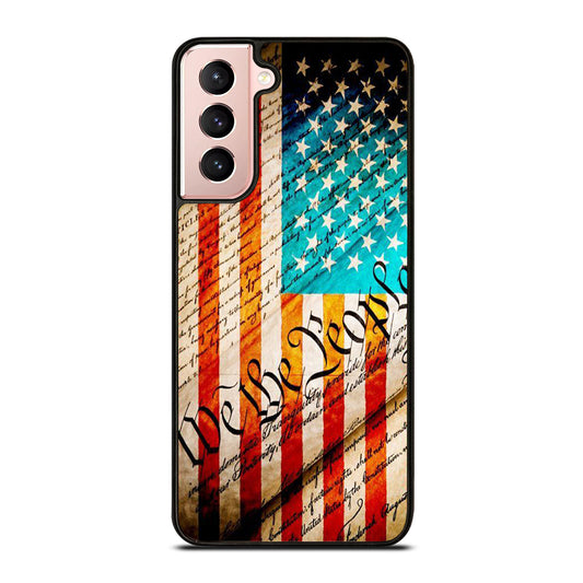 WE THE PEOPLE AMERICAN FLAG Samsung Galaxy S21 Case Cover
