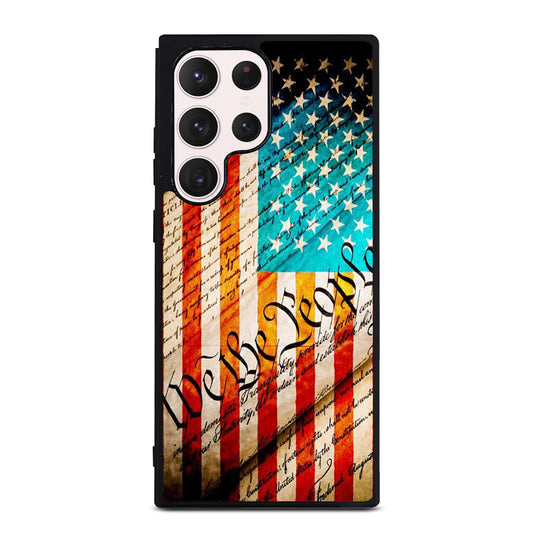 WE THE PEOPLE AMERICAN FLAG Samsung Galaxy S23 Ultra Case Cover