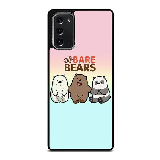 WHO WE BEAR PANDA BEAR COLOR FULL Samsung Galaxy Note 20 Case Cover