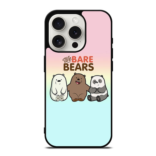 WHO WE BEAR PANDA BEAR COLOR FULL iPhone 15 Pro Case Cover