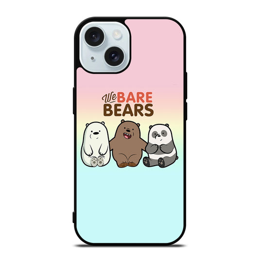 WHO WE BEAR PANDA BEAR COLOR FULL iPhone 15 Case Cover