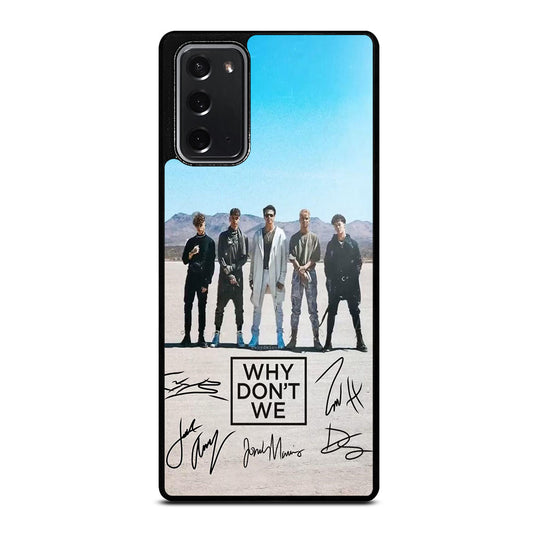 WHY DON'T WE SIGNATURE Samsung Galaxy Note 20 Case Cover