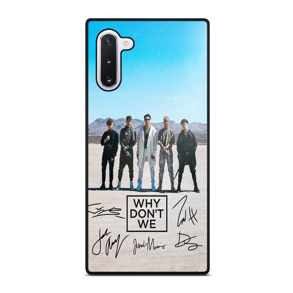 WHY DON'T WE SIGNATURE Samsung Galaxy Note 10 Case Cover