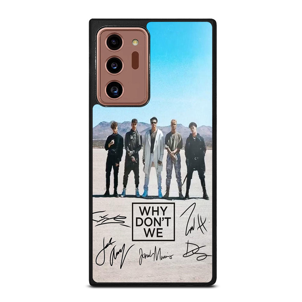 WHY DON'T WE SIGNATURE Samsung Galaxy Note 20 Ultra Case Cover