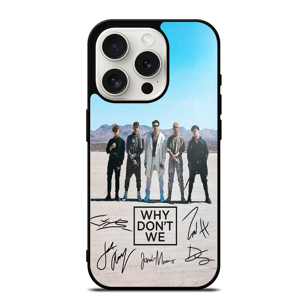 WHY DON'T WE SIGNATURE iPhone 15 Pro Case Cover