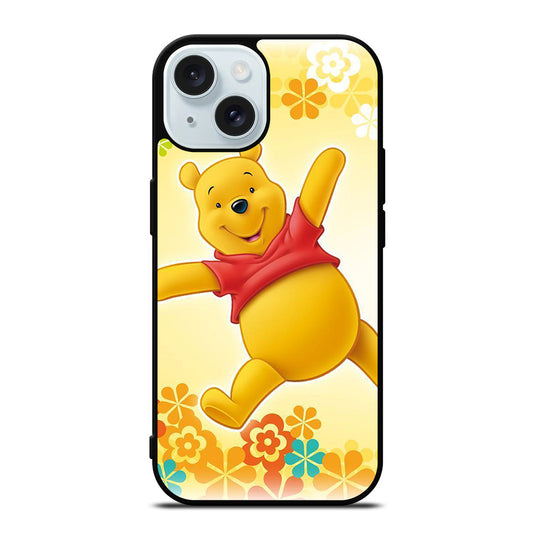 WINNIE THE POOH FLOWER iPhone 15 Case Cover