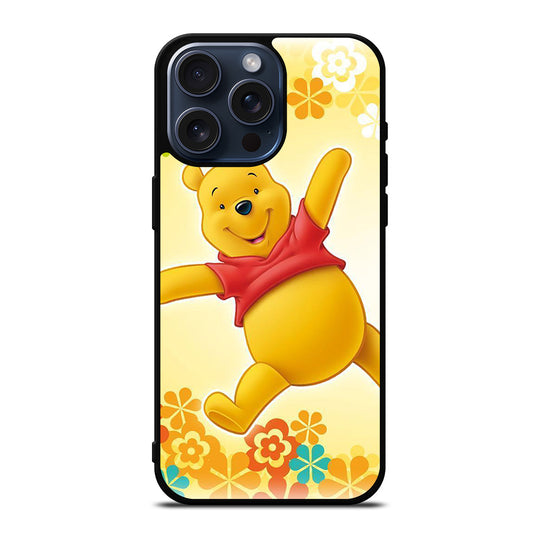 WINNIE THE POOH FLOWER iPhone 15 Pro Max Case Cover