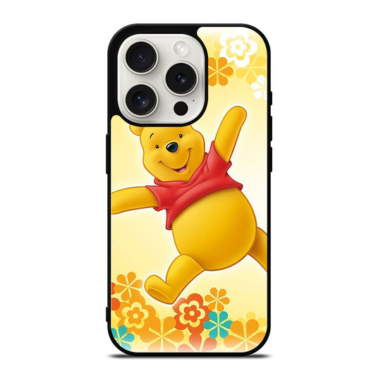 WINNIE THE POOH FLOWER iPhone 15 Pro Case Cover