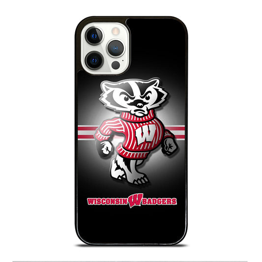 WISCONSIN BADGERS FOOTBALL 1 iPhone 12 Pro Case Cover