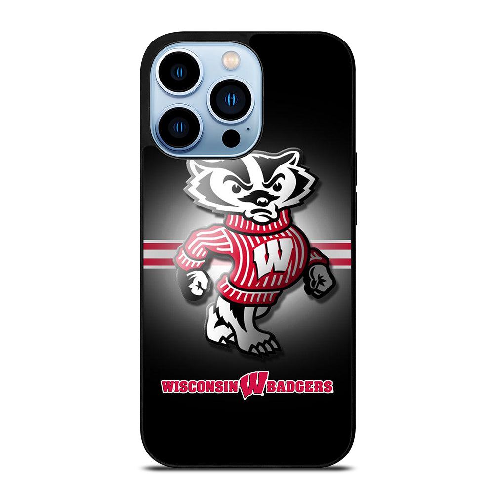 WISCONSIN BADGERS FOOTBALL 1 iPhone 13 Pro Max Case Cover