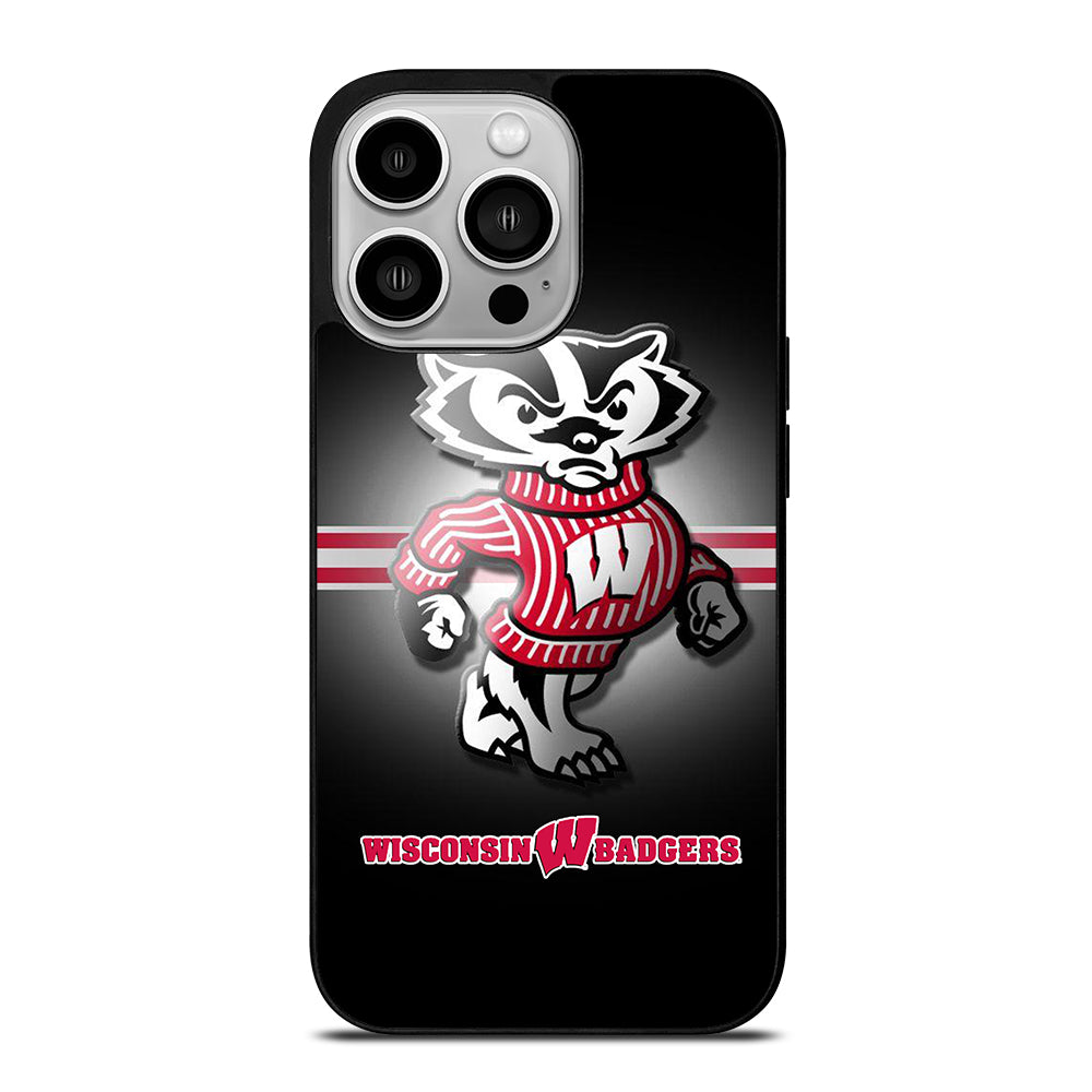 WISCONSIN BADGERS FOOTBALL 1 iPhone 14 Pro Case Cover